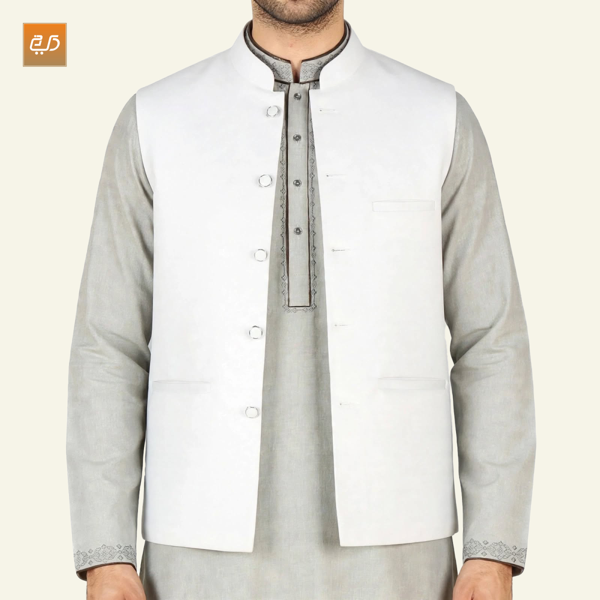 Men’s Traditional Plain Nehru Waistcoat