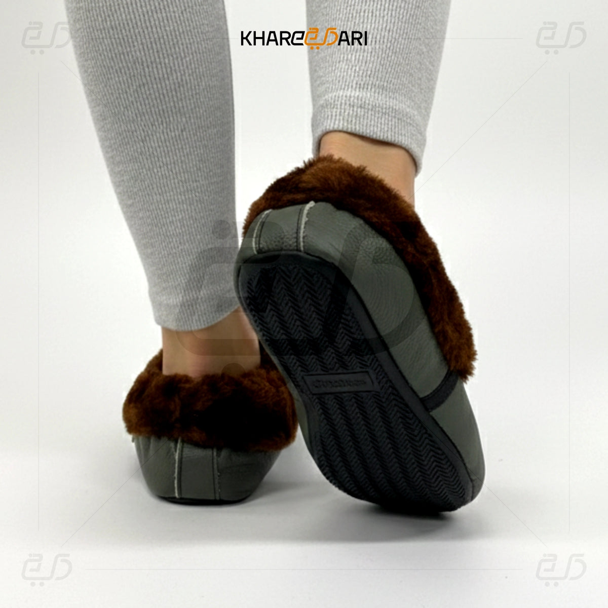 Women Leather Socks | Khuffain