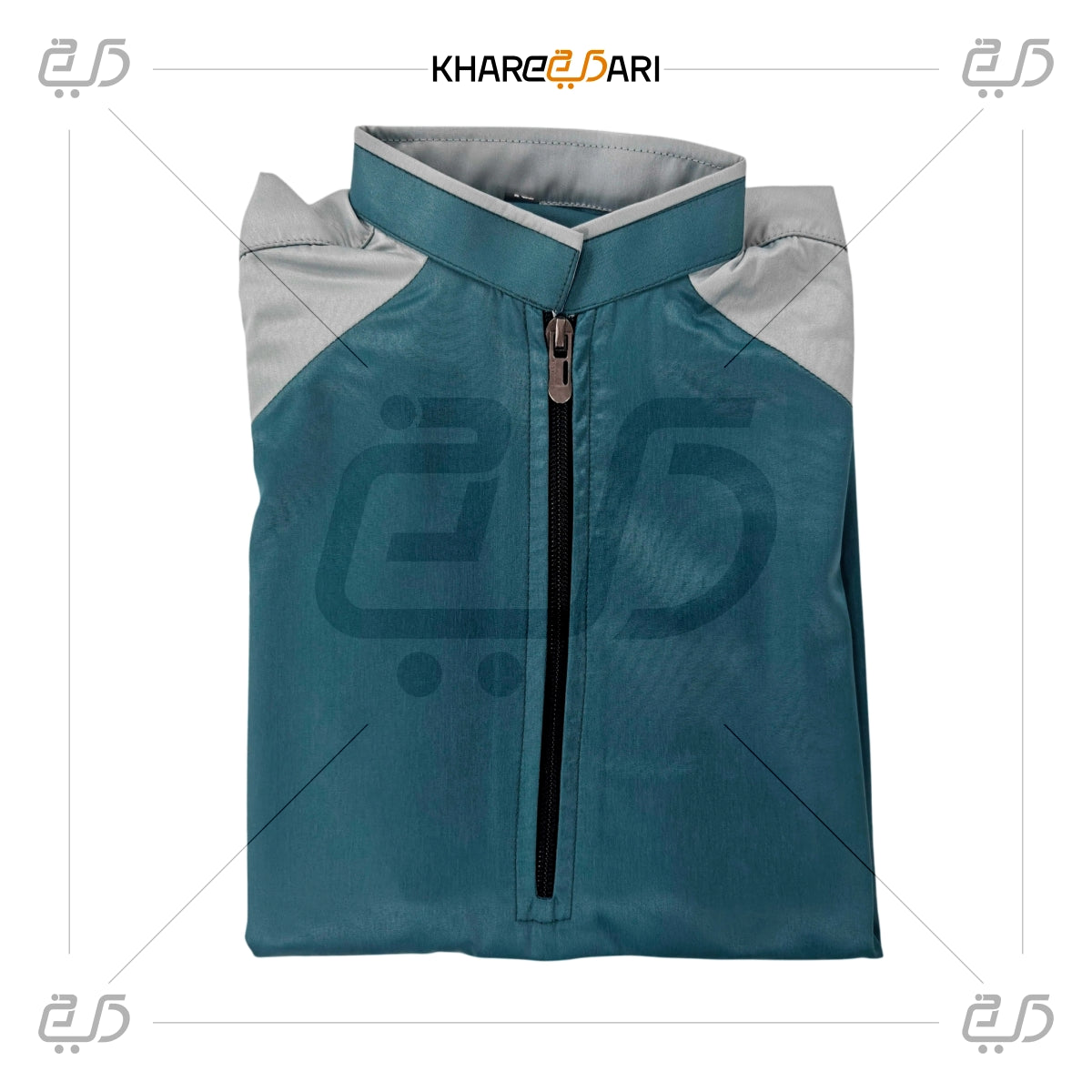 Kids Sporty Raglan Zip-Up Jubba