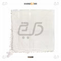 Plain White Cotton Scarf
