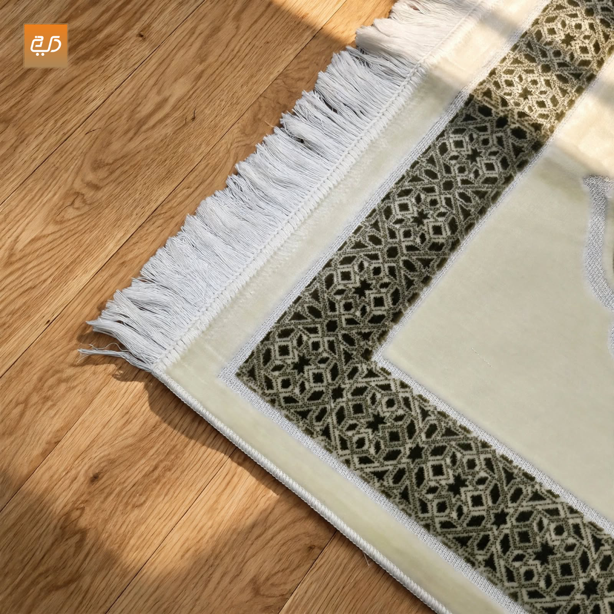 Mehrab Geometric Soft Velvet Prayer Janamaz