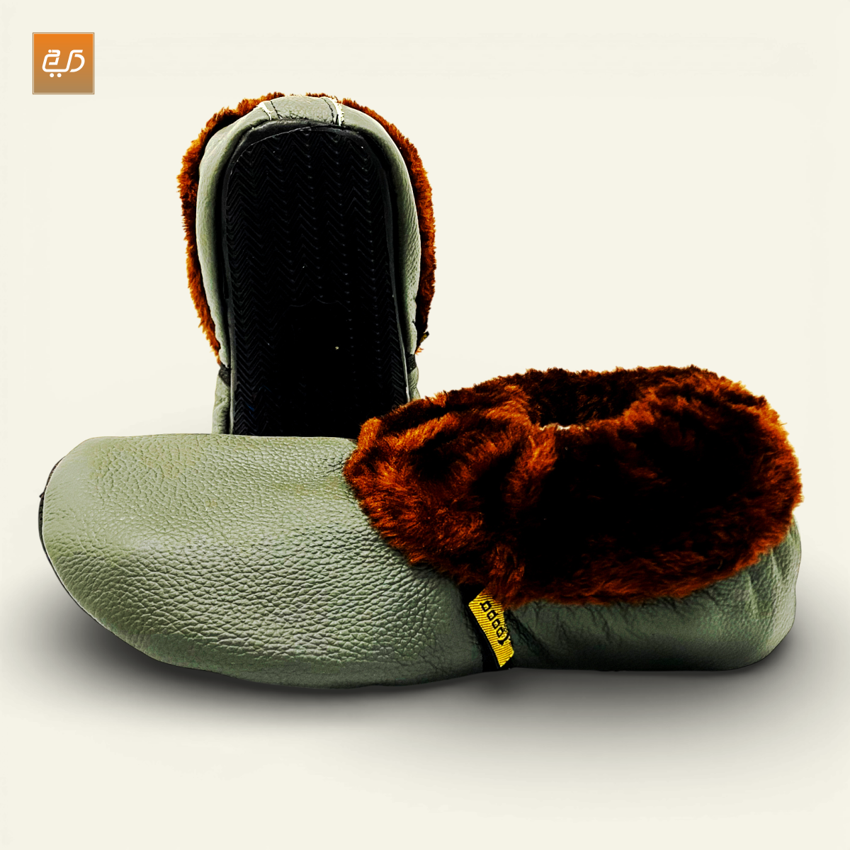 Women Leather Socks | Khuffain