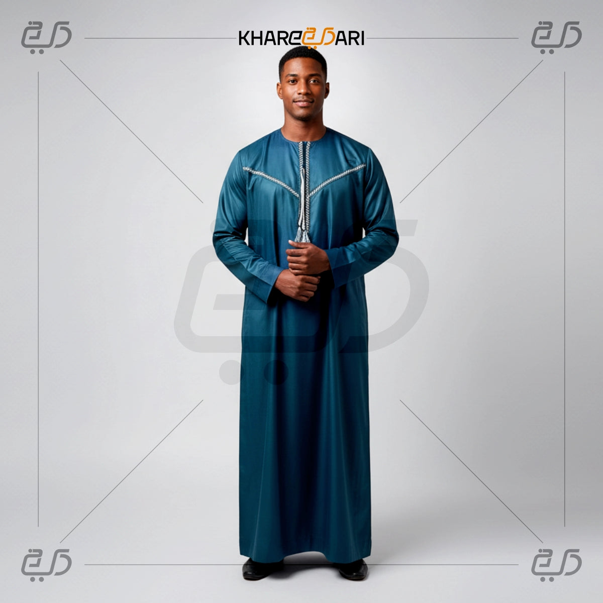 Moroccan V-Stitch Tassel Jubba