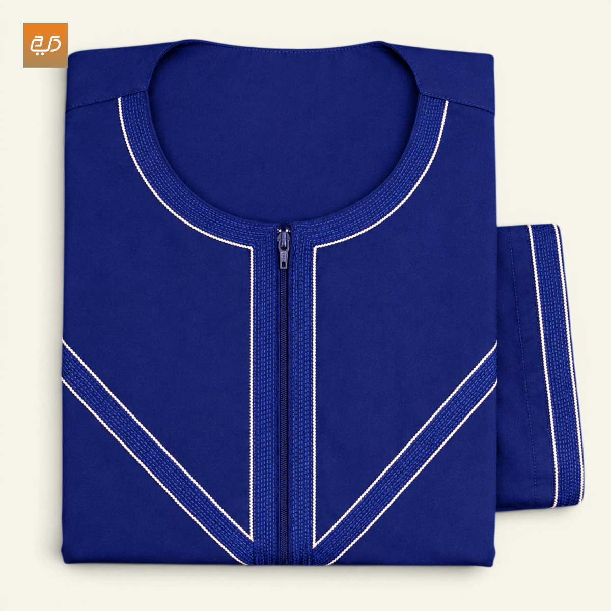 Elegant Designer Jubba for Men – Midnight Blue