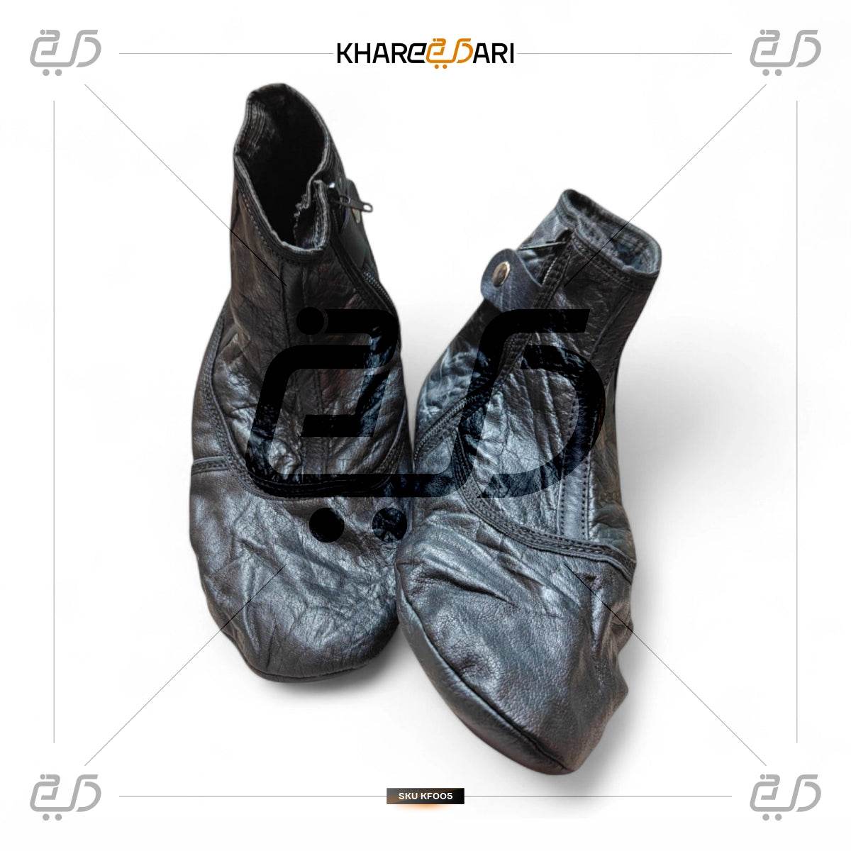 Winter Leather Unisex Khuffain Socks | Soft Breathable Halal Sportswear Moisturizing Slippers - Khareedari 