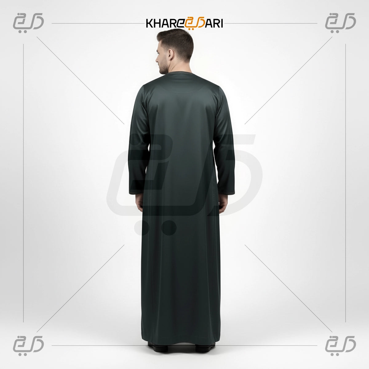 Saudi Tassel Collarless Jubba