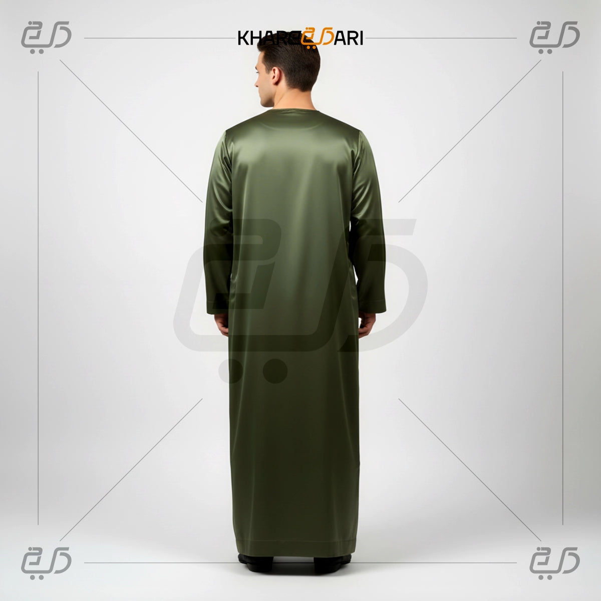 Olive Green Omani Thobe
