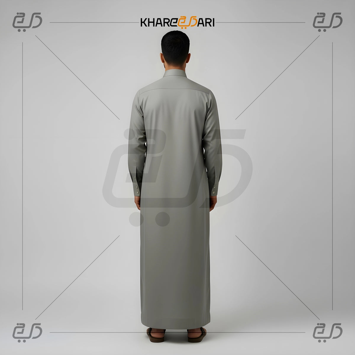 Mint Green Saudi Style Men's Thobe