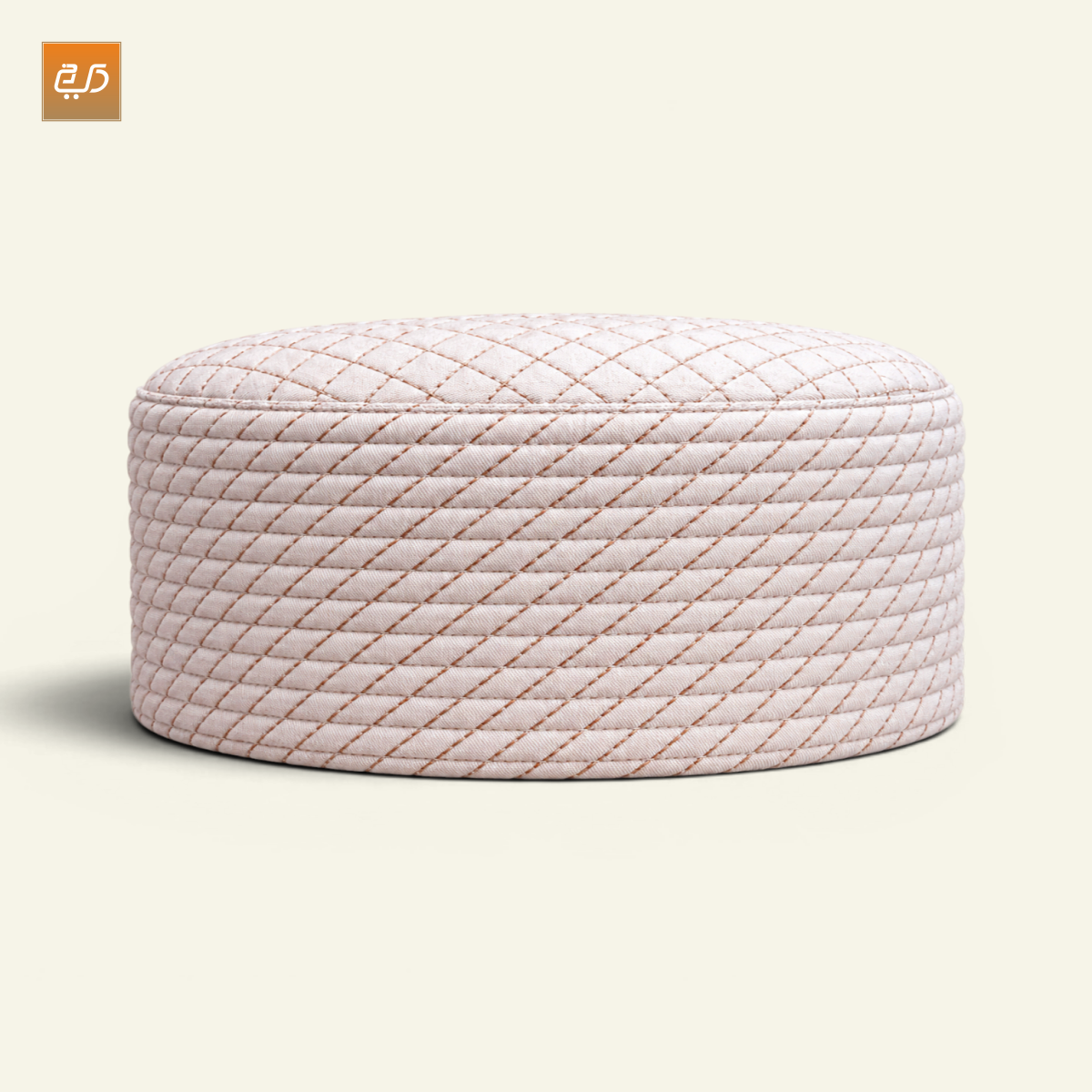 Premium Reversible  Dual Design (Geometric & Chevron Stitch) Prayer Topi