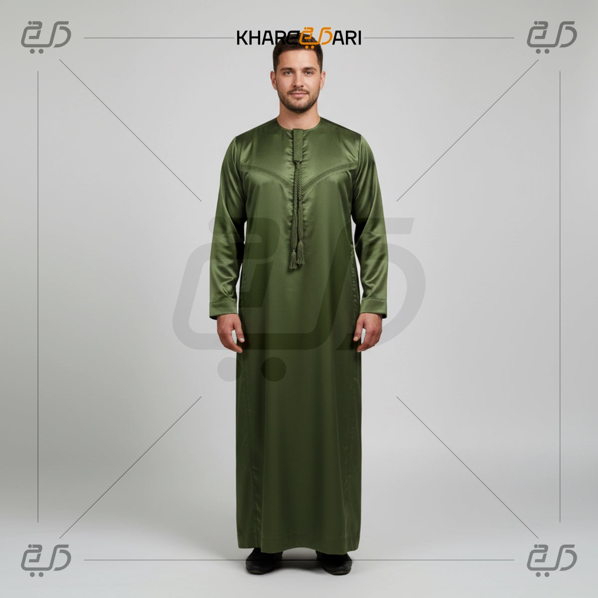 Olive Green Islamic Jubba