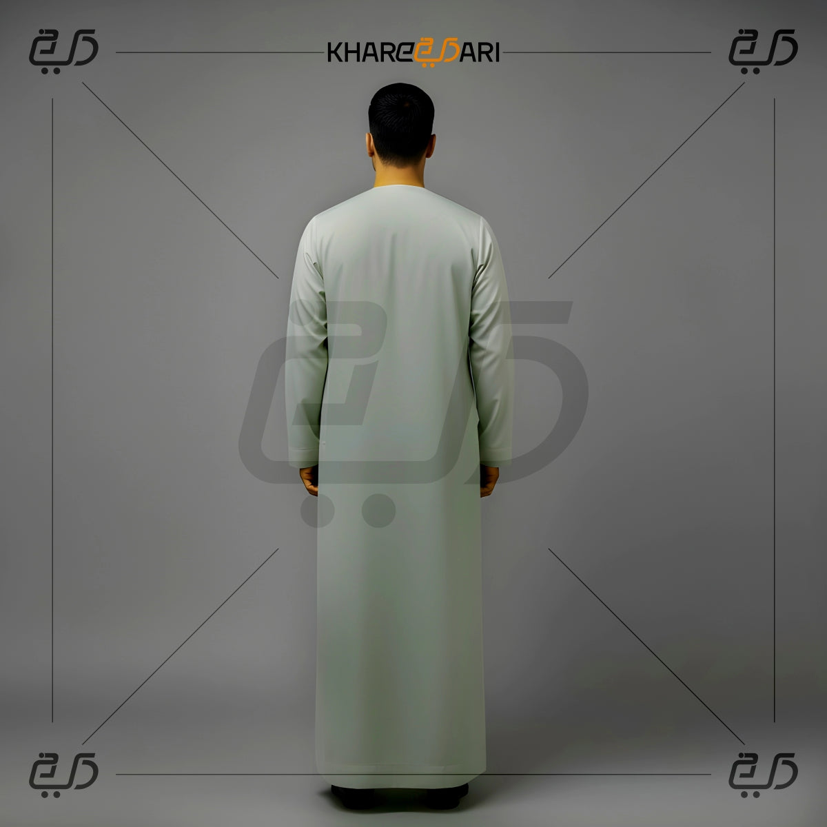 Mint Green Omani Thobe for Men