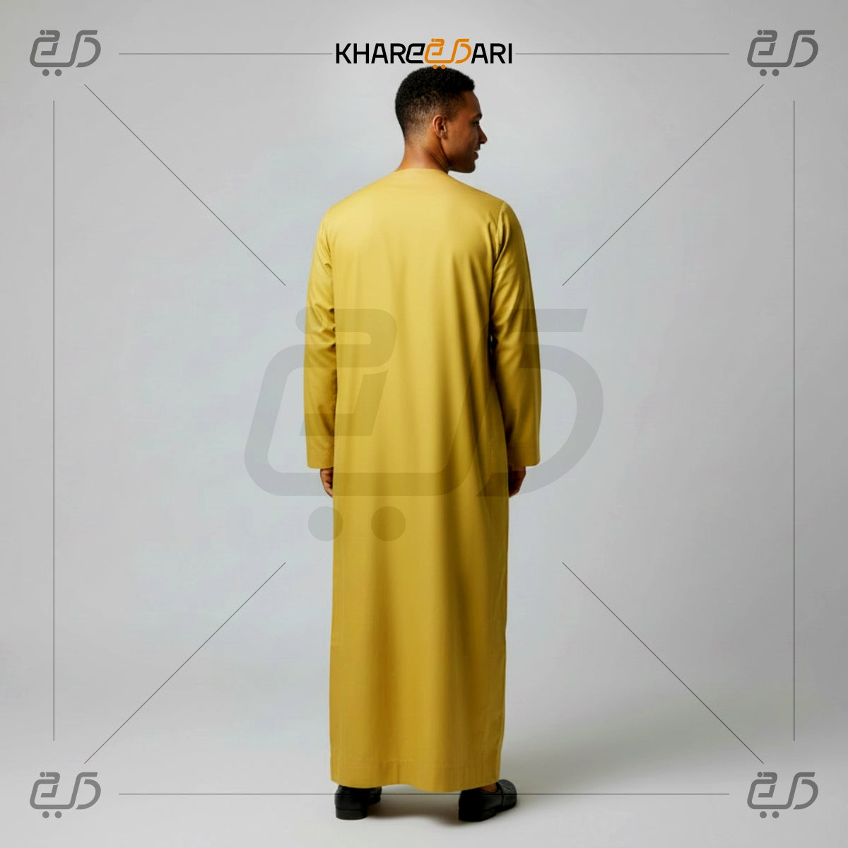 Golden Mustard Classic Omani Jubba