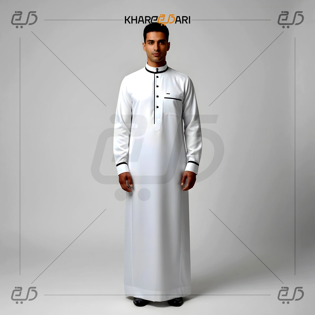 Saudi Designer Trim Thobe