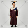 Premium Color-Block Contrast Jubba