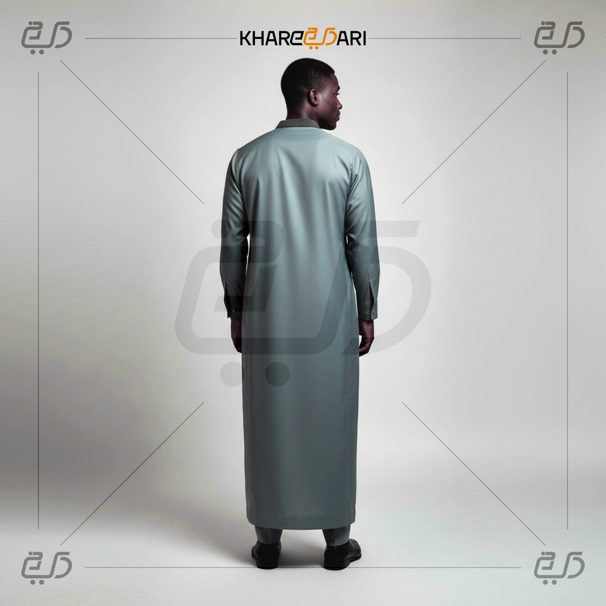 Modern Striped Panel Design Jubba