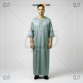Moroccan Embroidered Round-Neck Jubba