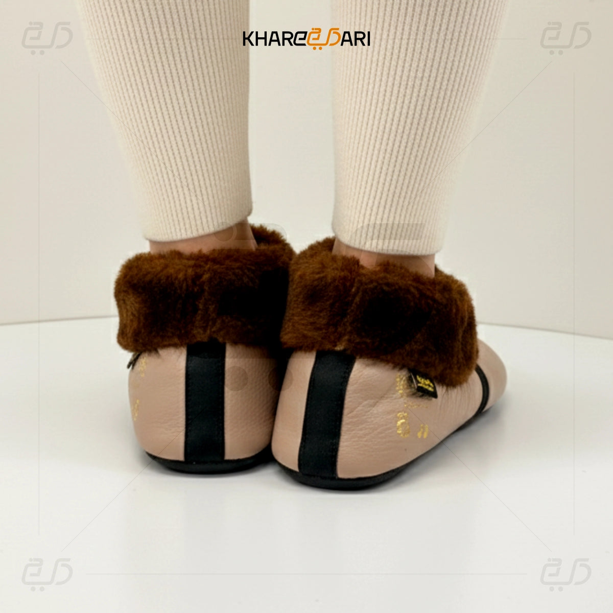 Women Leather Socks | Khuffain