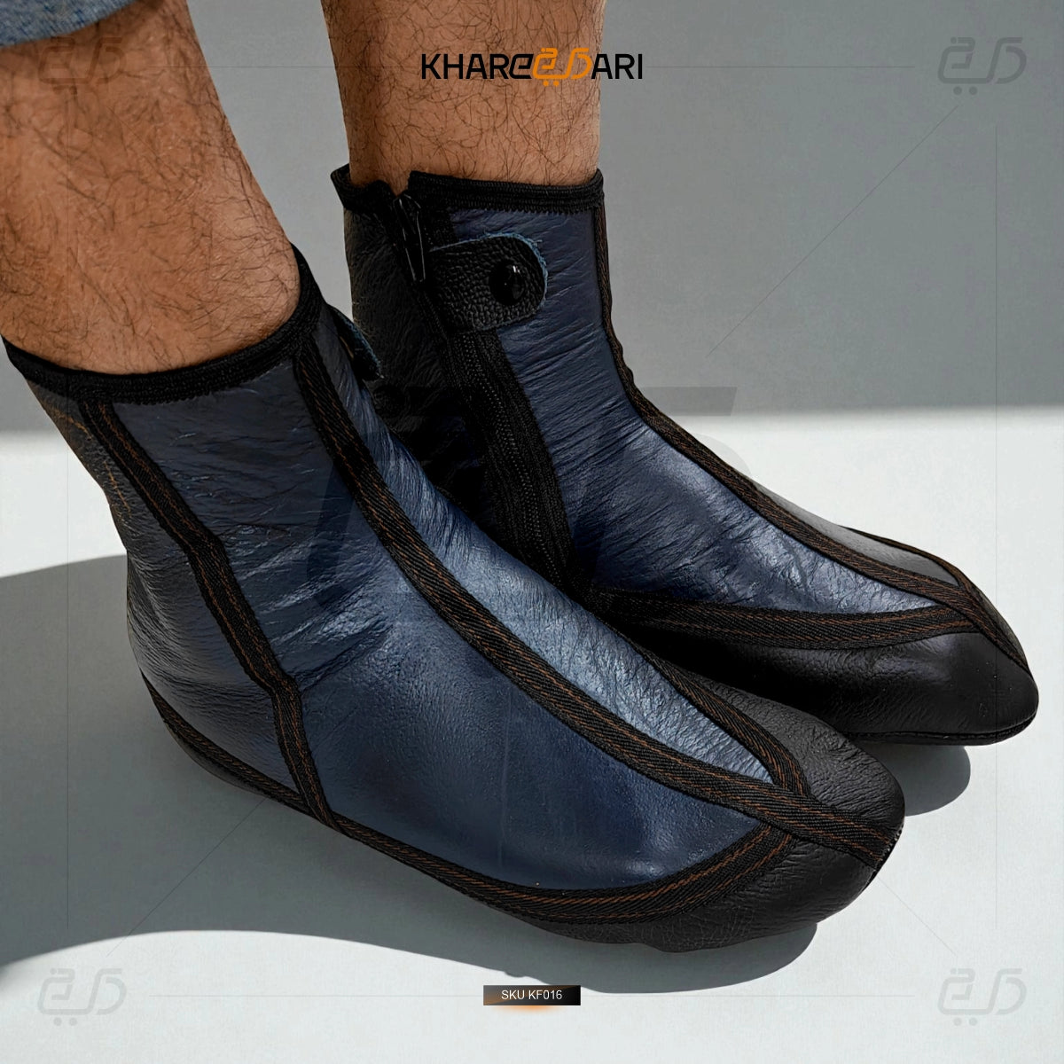 Leather Socks|Khuffain (with Fur)
