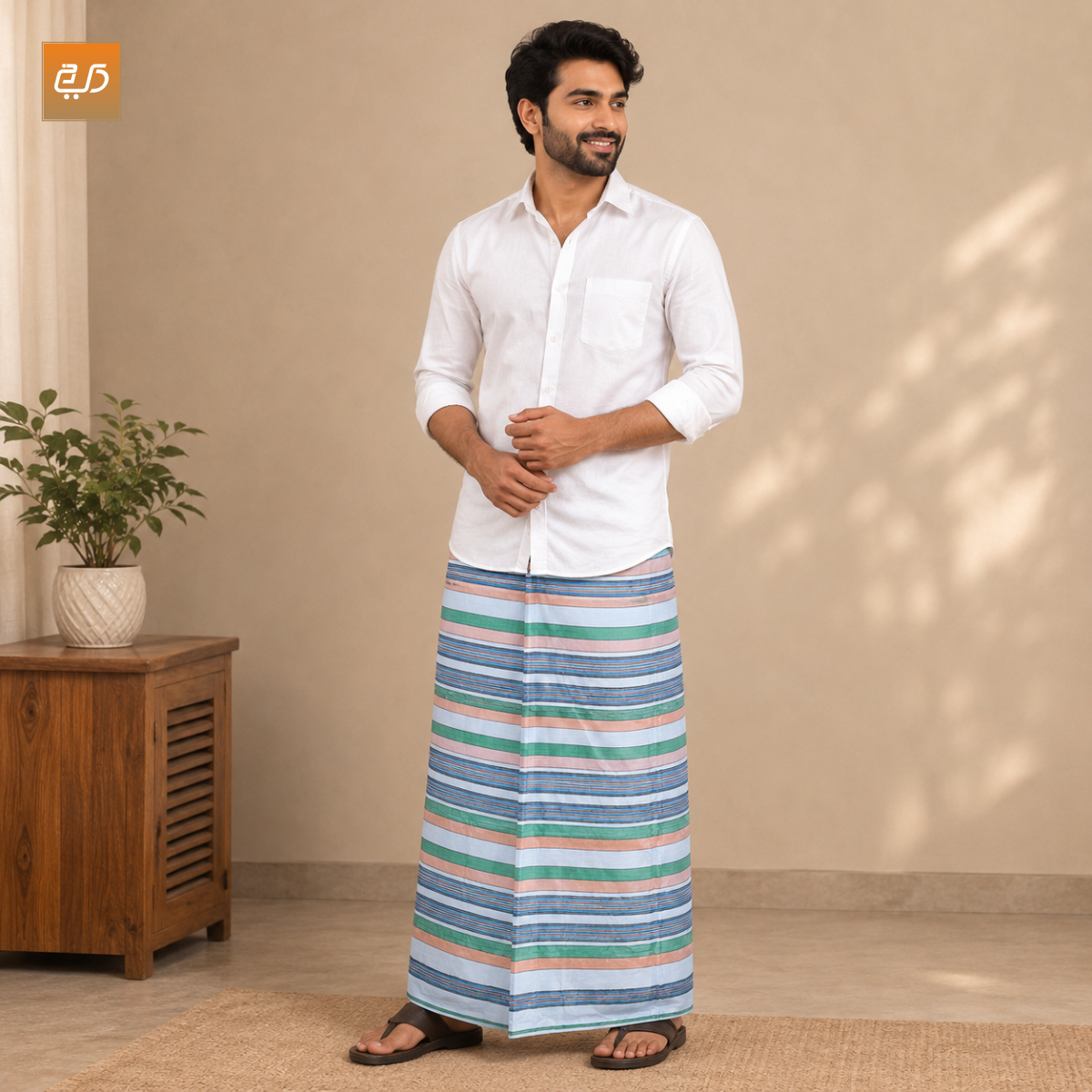 Multicolor Self-Design Lungi