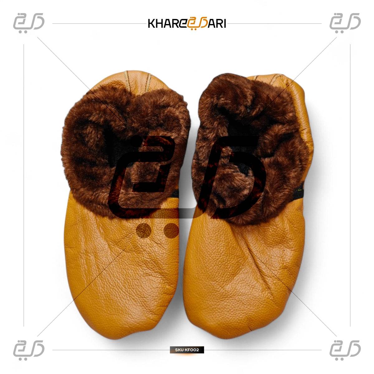 Winter Women Leather Socks | Khuffain|Warm Thermal Leather Lined Socks for Ladies - Khareedari 