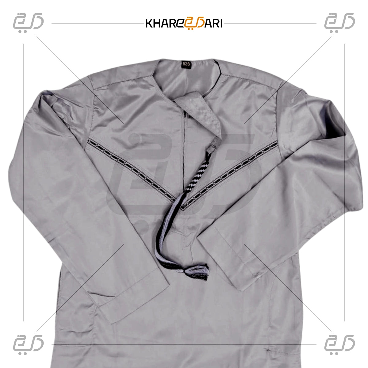 Grey Omani Thobe for Men