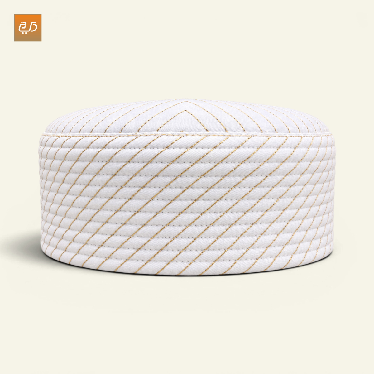 Elegant Embroidered Reversible Topi