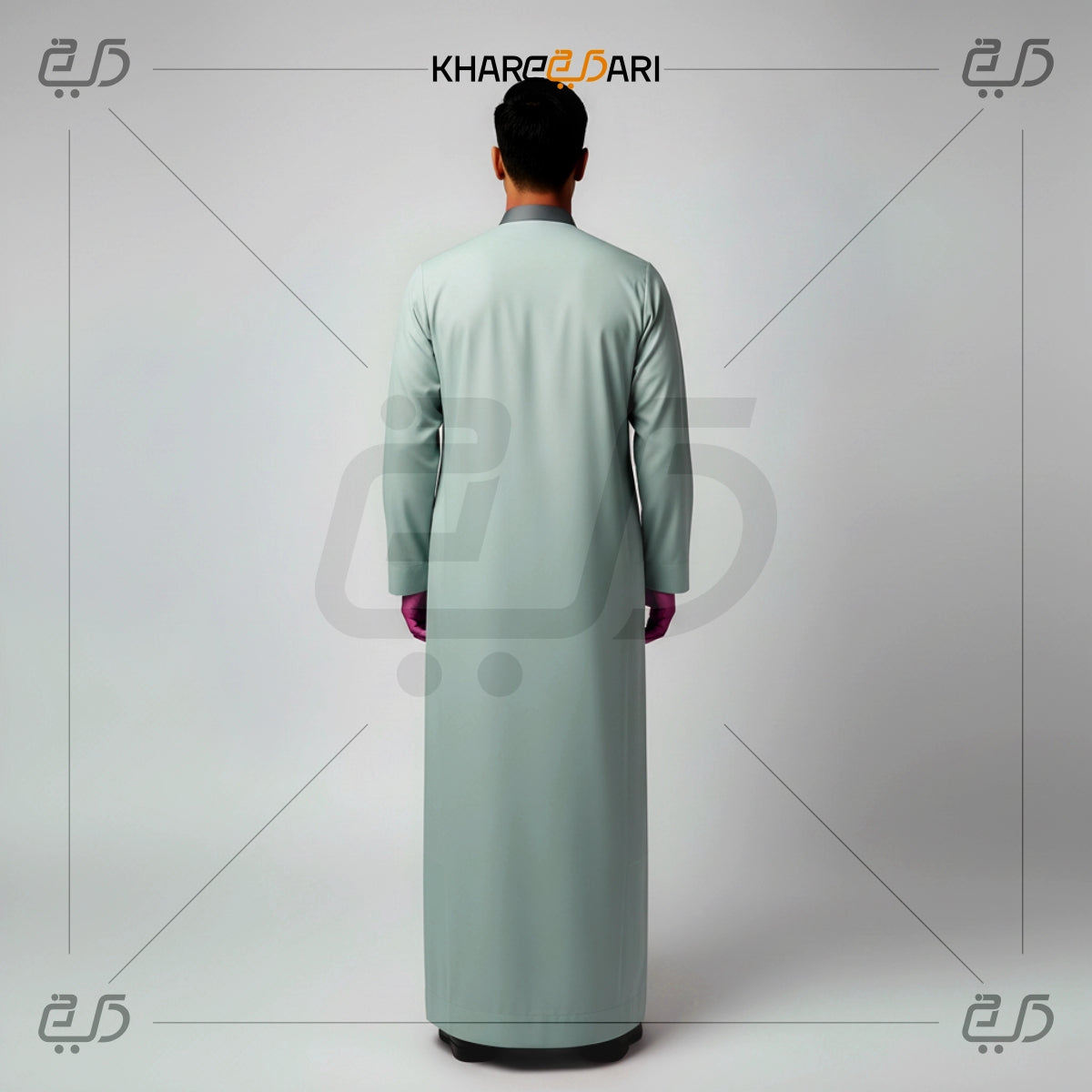Two-Tone Modern Panel Jubba