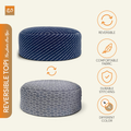 Premium Reversible  Dual Design (Geometric & Chevron Stitch) Prayer Topi