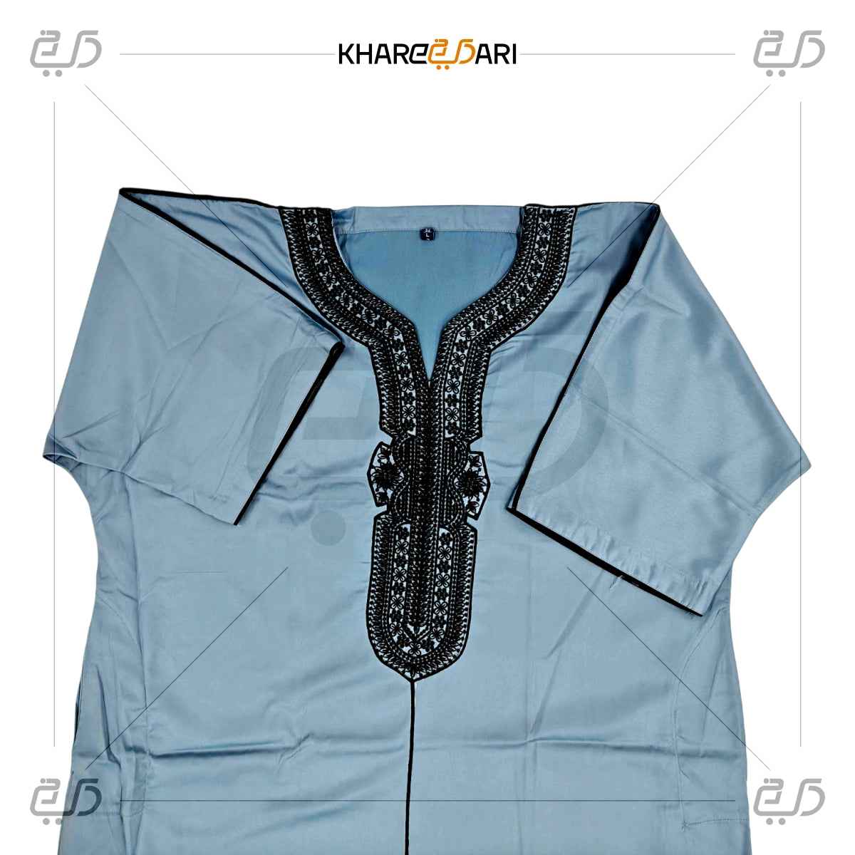 Moroccan Embroidered Kaftan Thobe