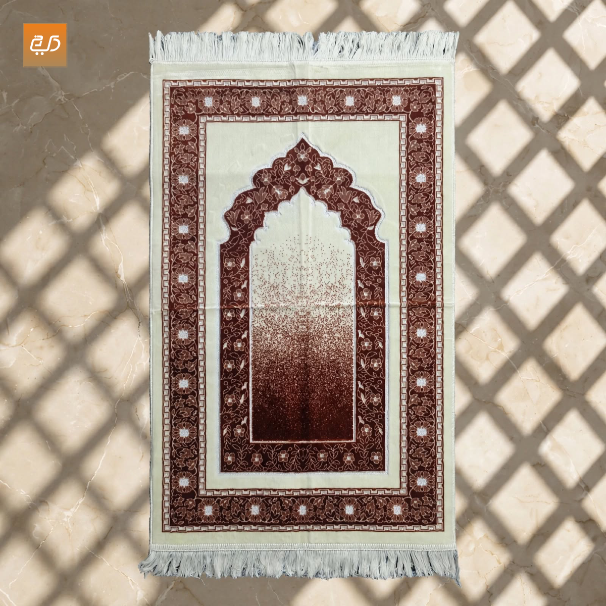 Gradient Mehrab Soft Velvet Janamaz