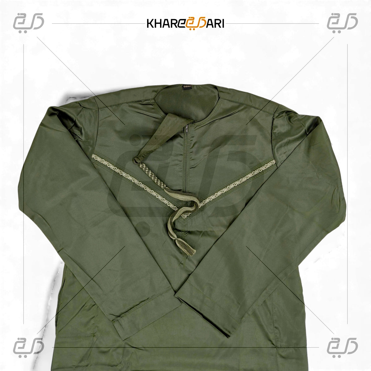 Olive Green Omani Thobe