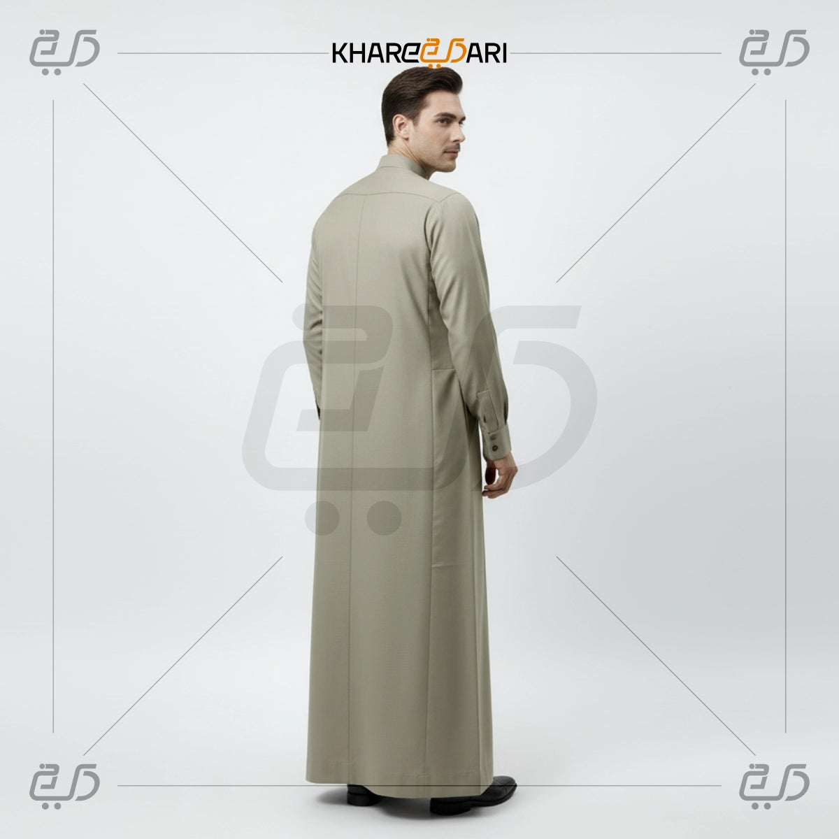 Classic Button-Down Collar Jubba