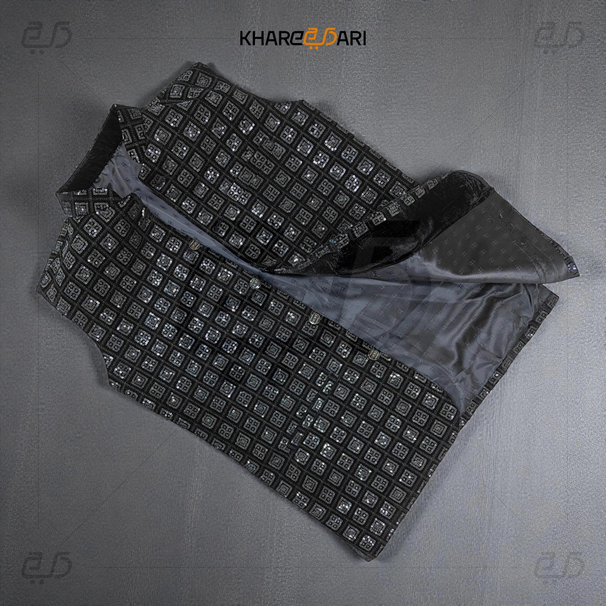 Sequence Velvet Nehru Jacket (Sadri)