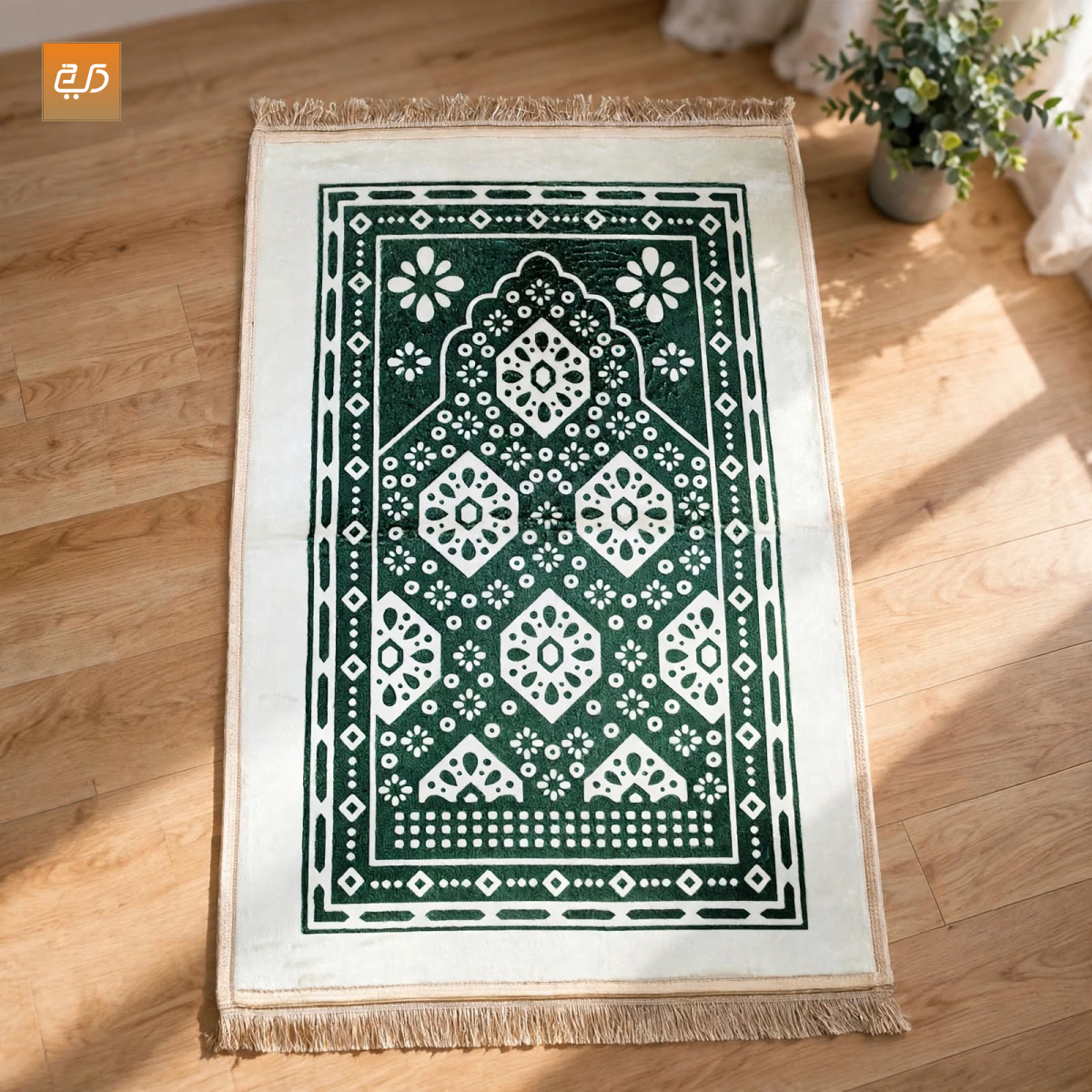 Heritage Floral Pattern Prayer Janamaz