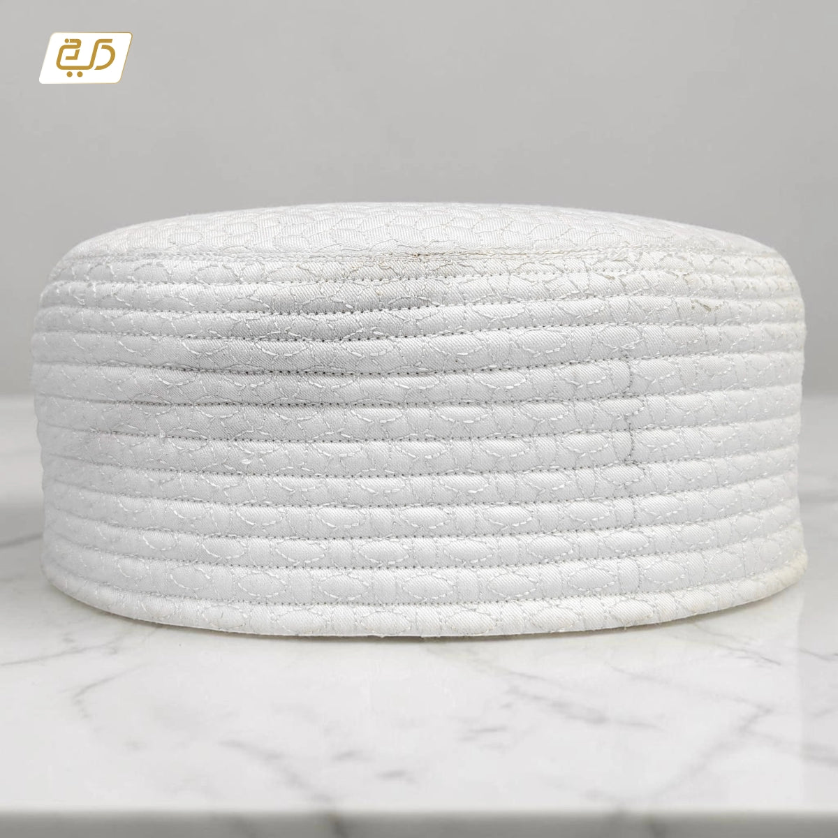 Dual Design Reversible Namaz Cap – Chevron & Geometric Pattern