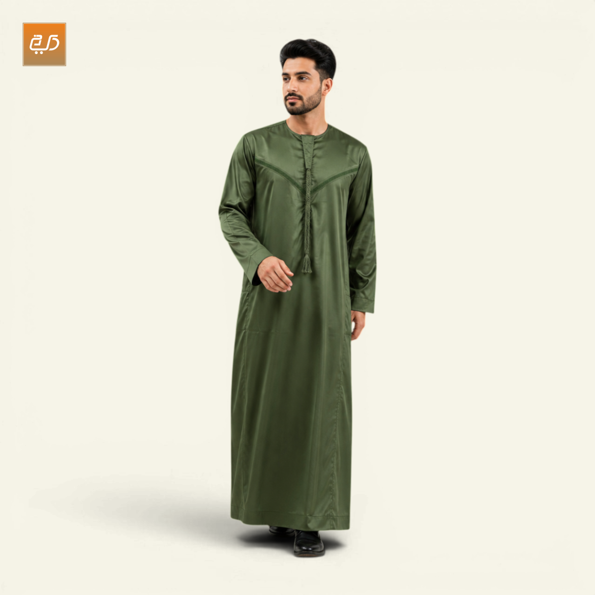 Olive Green Islamic Jubba