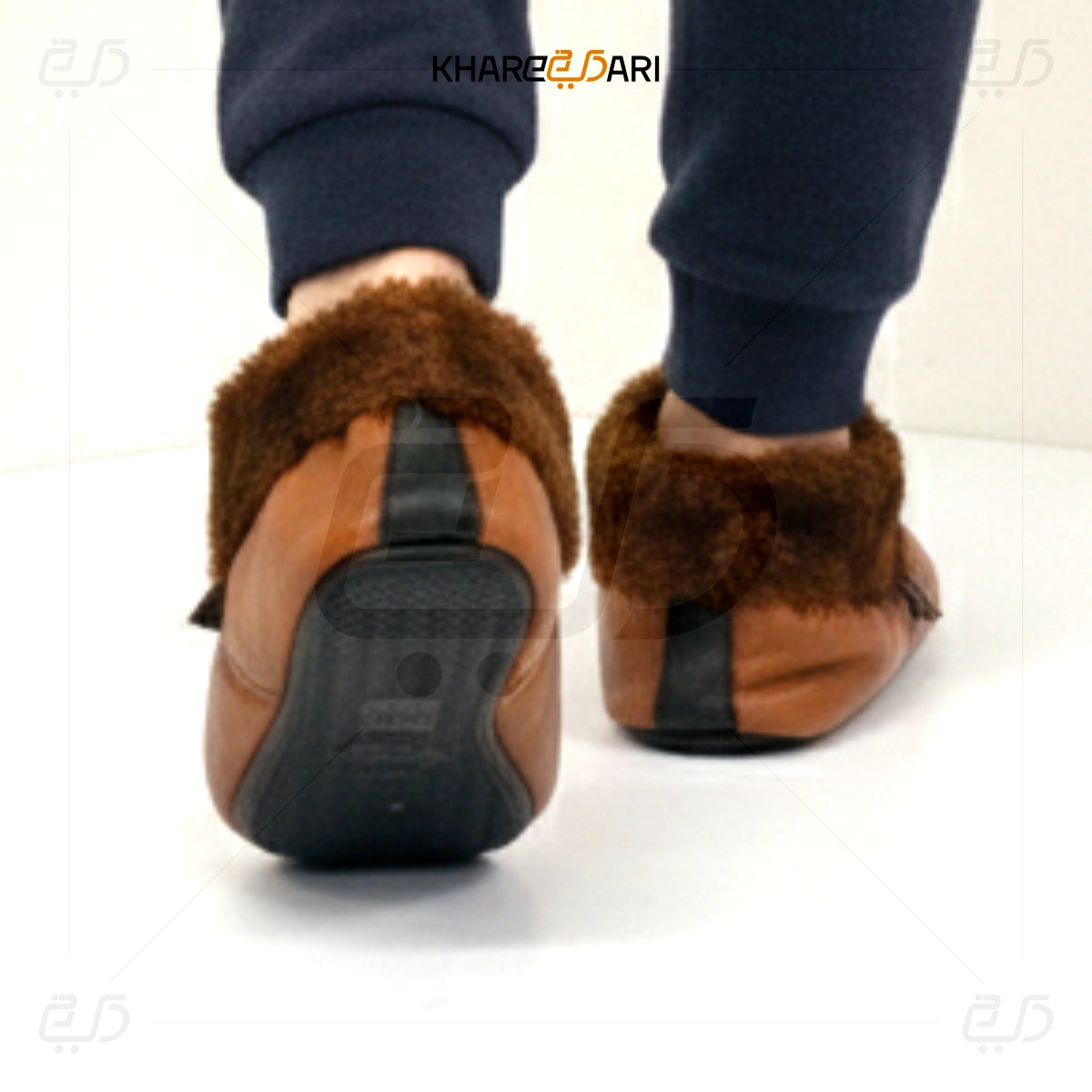 Women Leather Socks | Khuffain