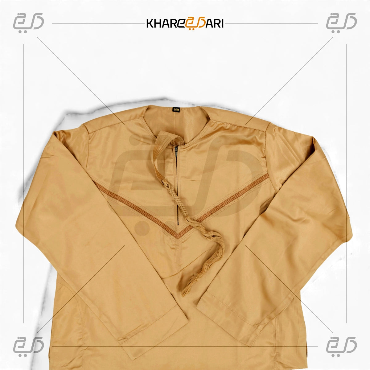 Golden Omani Tassel Thobe