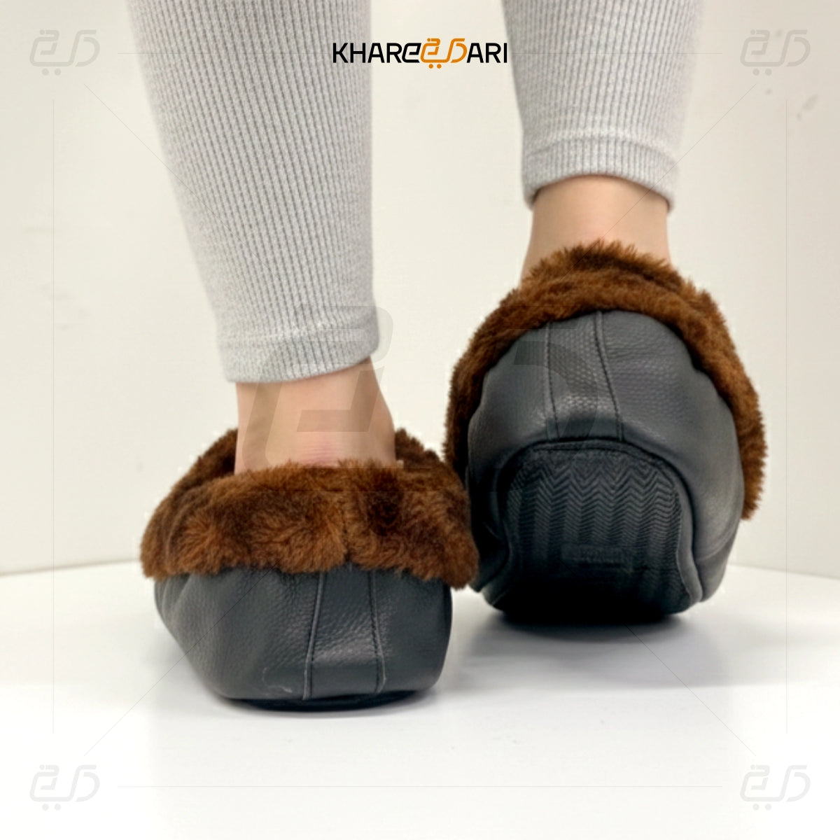 Women Leather Socks | Khuffain
