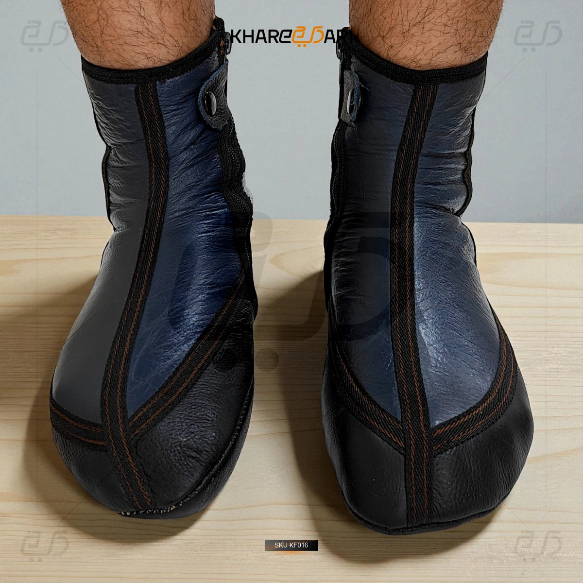 Leather Socks|Khuffain (with Fur)