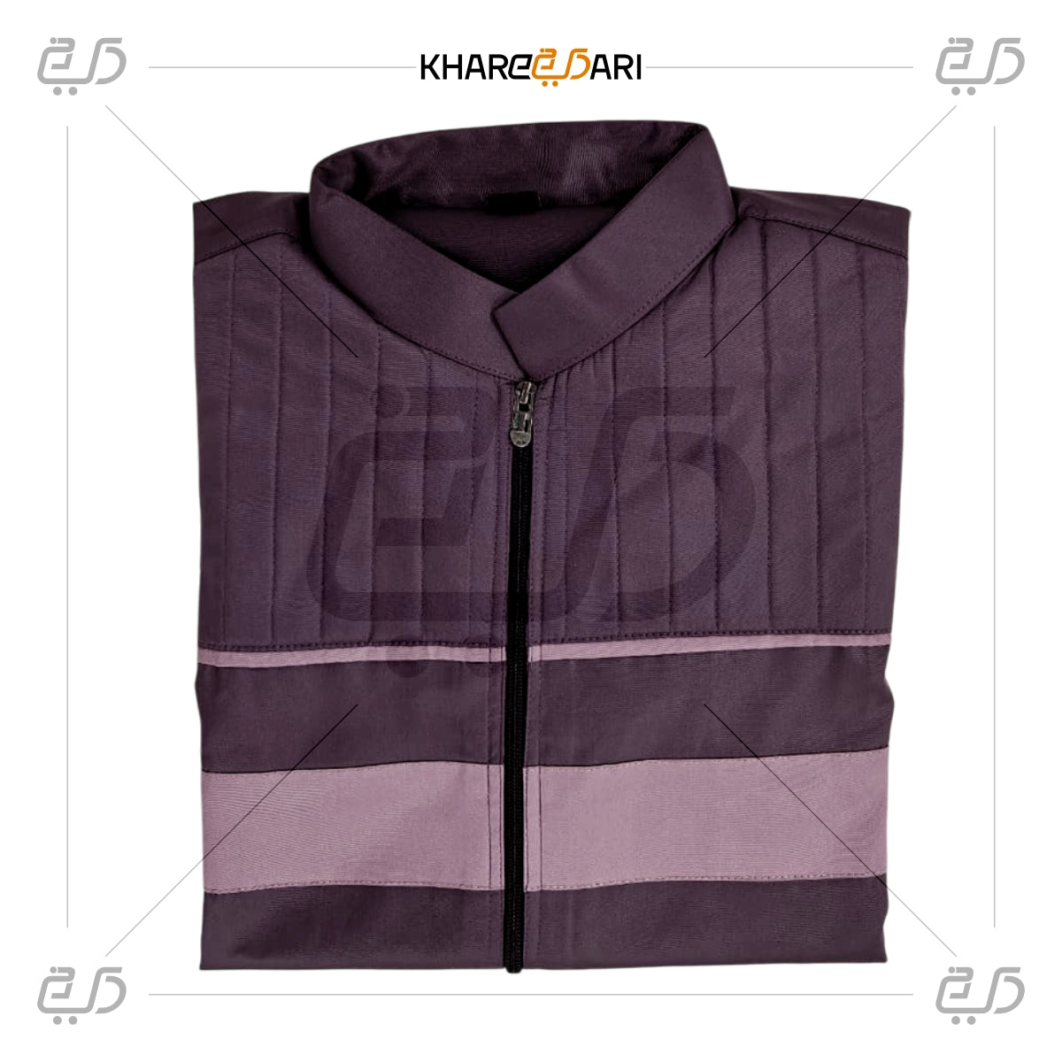 Half-Zip Panel Stripe Jubba