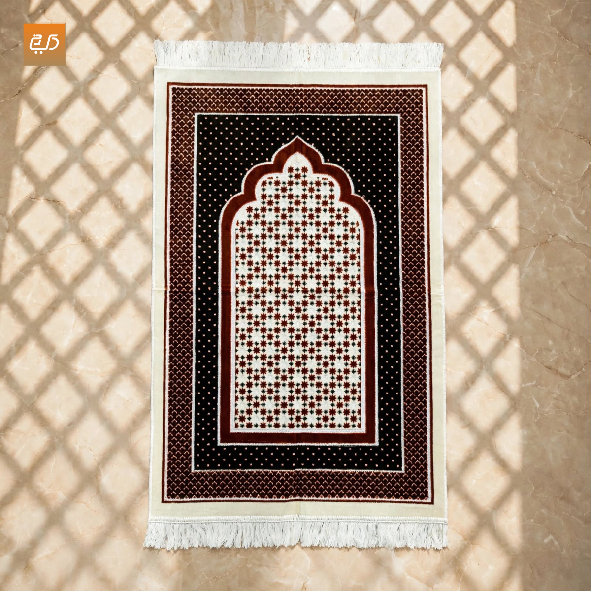 Star Flower Velvet Prayer Janamaz