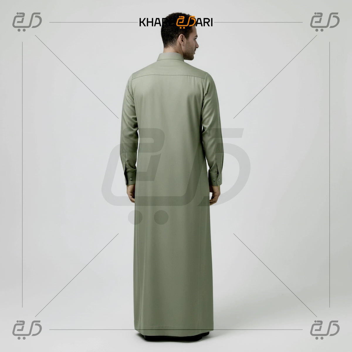 Men’s Classic Saudi Collar Plain Jubba