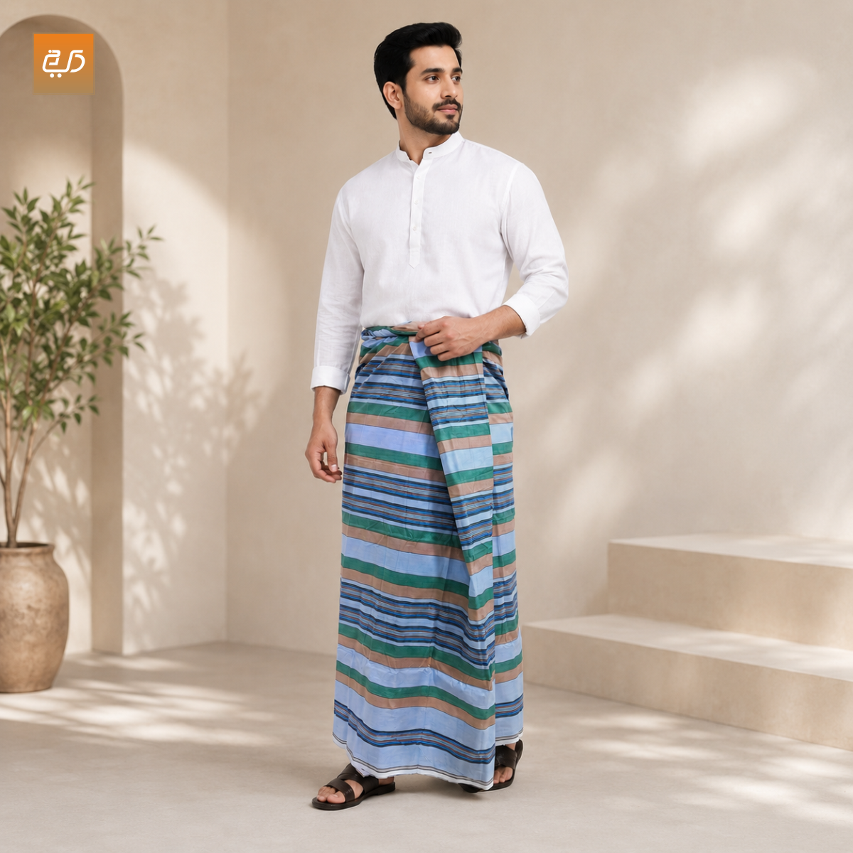 Multicolor Self-Design Lungi