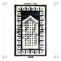 Soft & Durable Leather Janamaz | Handmade Goat Hair Patchwork Rug - Khareedari 