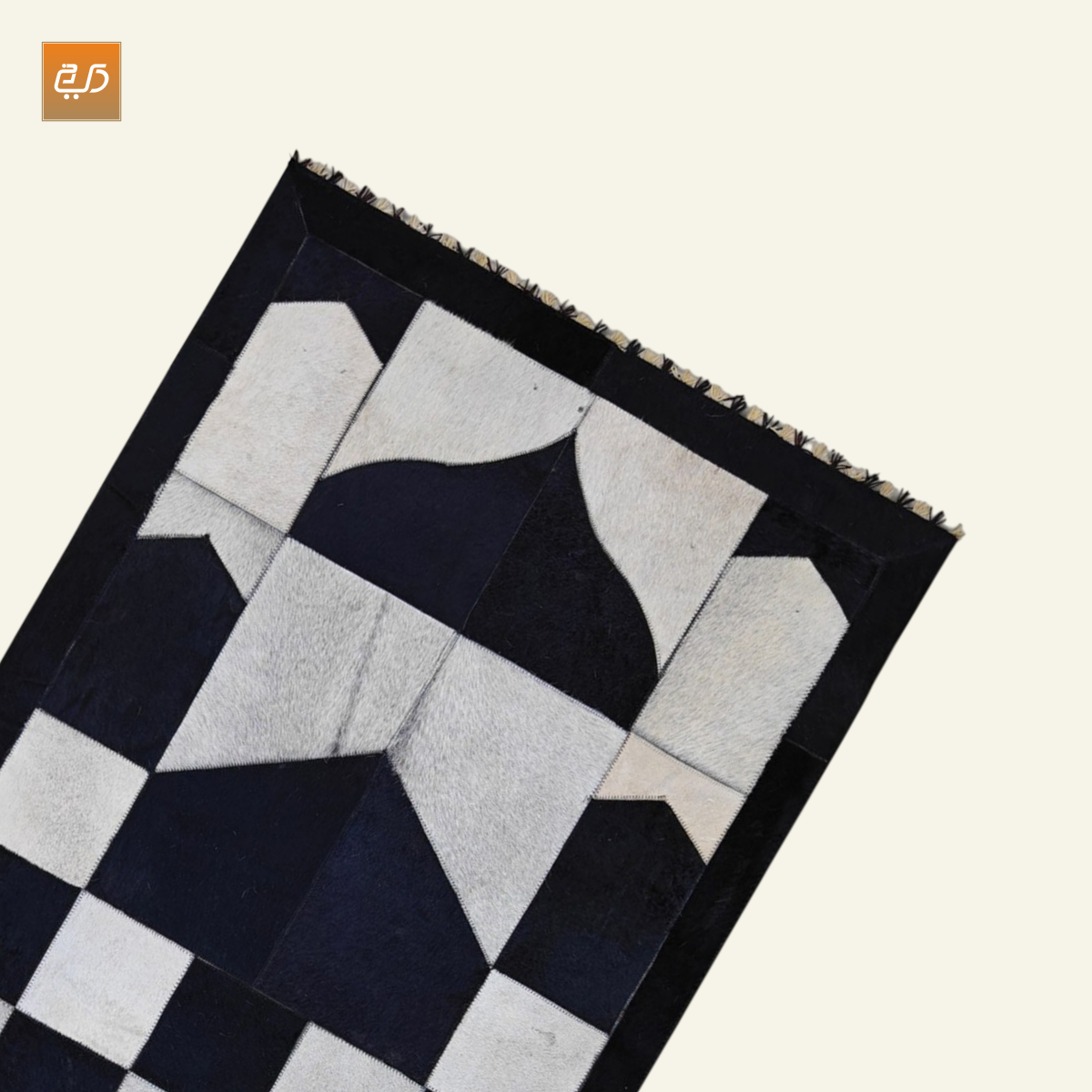 Pure Leather Janamaz with Natural Goat Hair