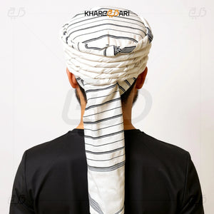 White with Black Line