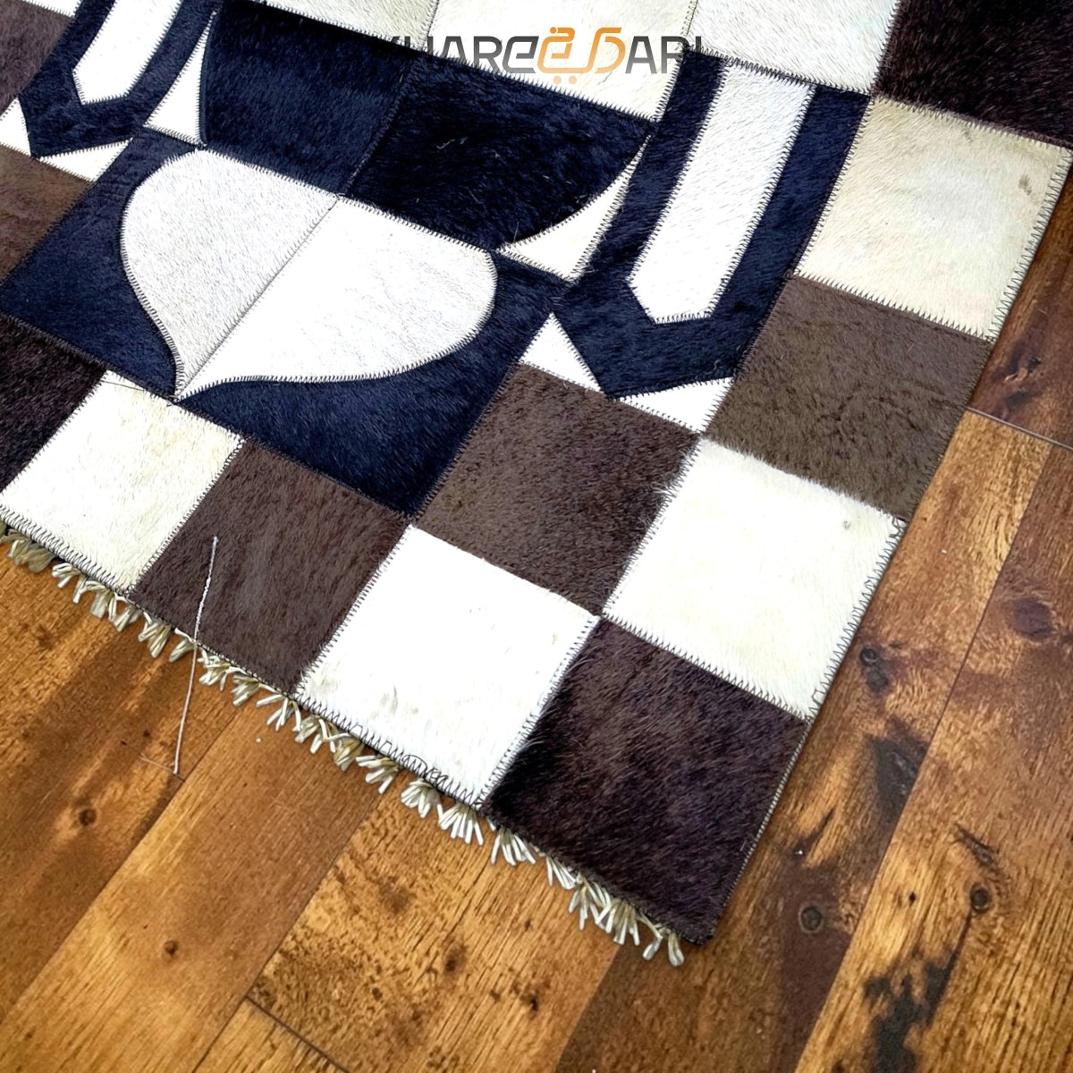 Pure Leather Janamaz with Natural Goat Hair – Masjid Design