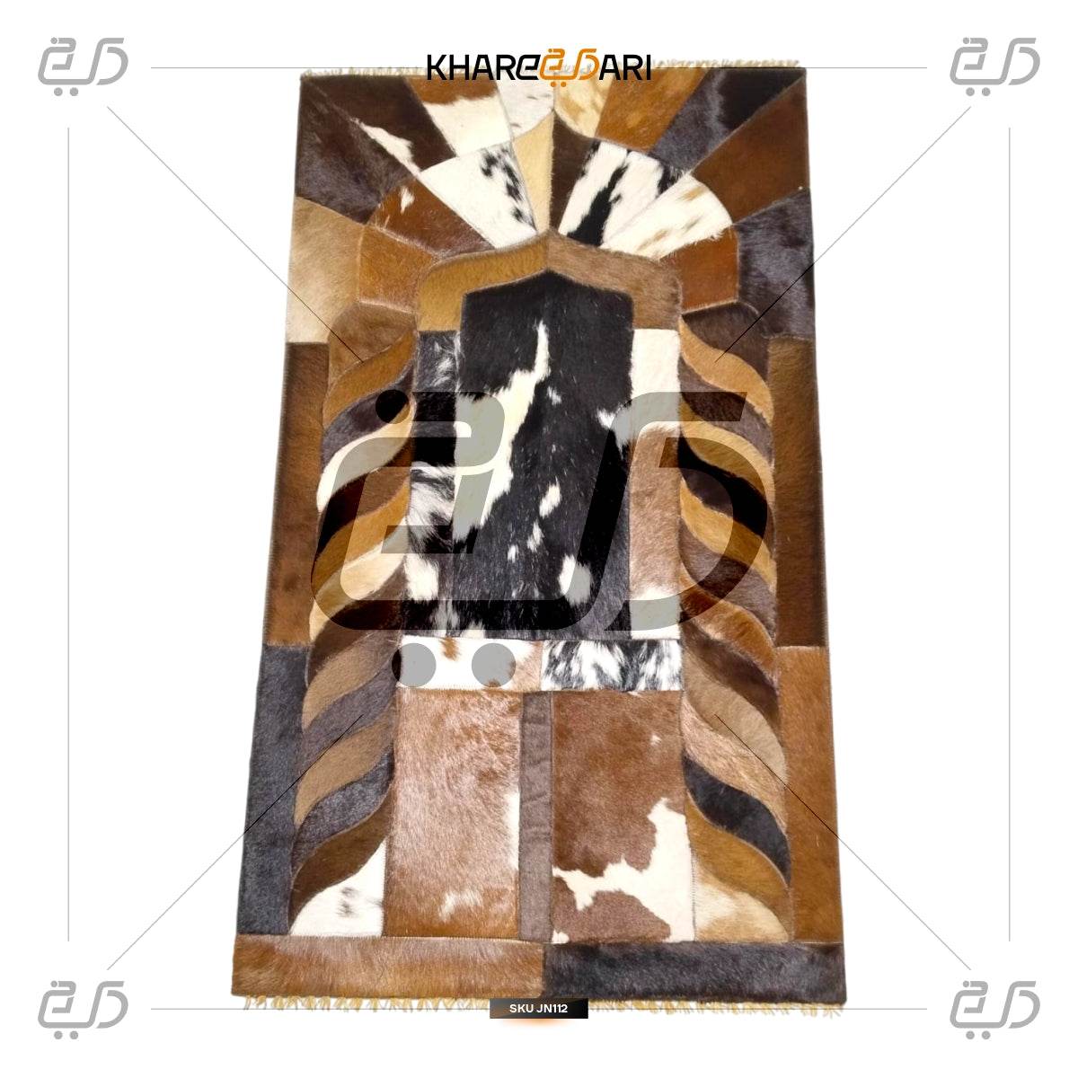 Handmade Leather Janamaz with Goat Hair | Luxury Prayer Mat - Khareedari 