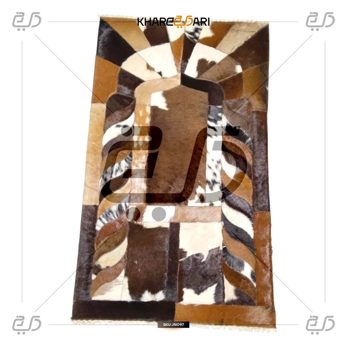 Handmade Leather Janamaz with Goat Hair | Luxury Prayer Mat - Khareedari 